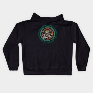 Arden Jones // Retro Circle Crack Vintage Kids Hoodie